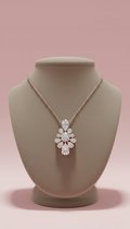 Multi-Stone Moissanite Pendant in Gold