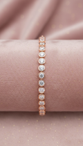 Gold Tennis Bracelet