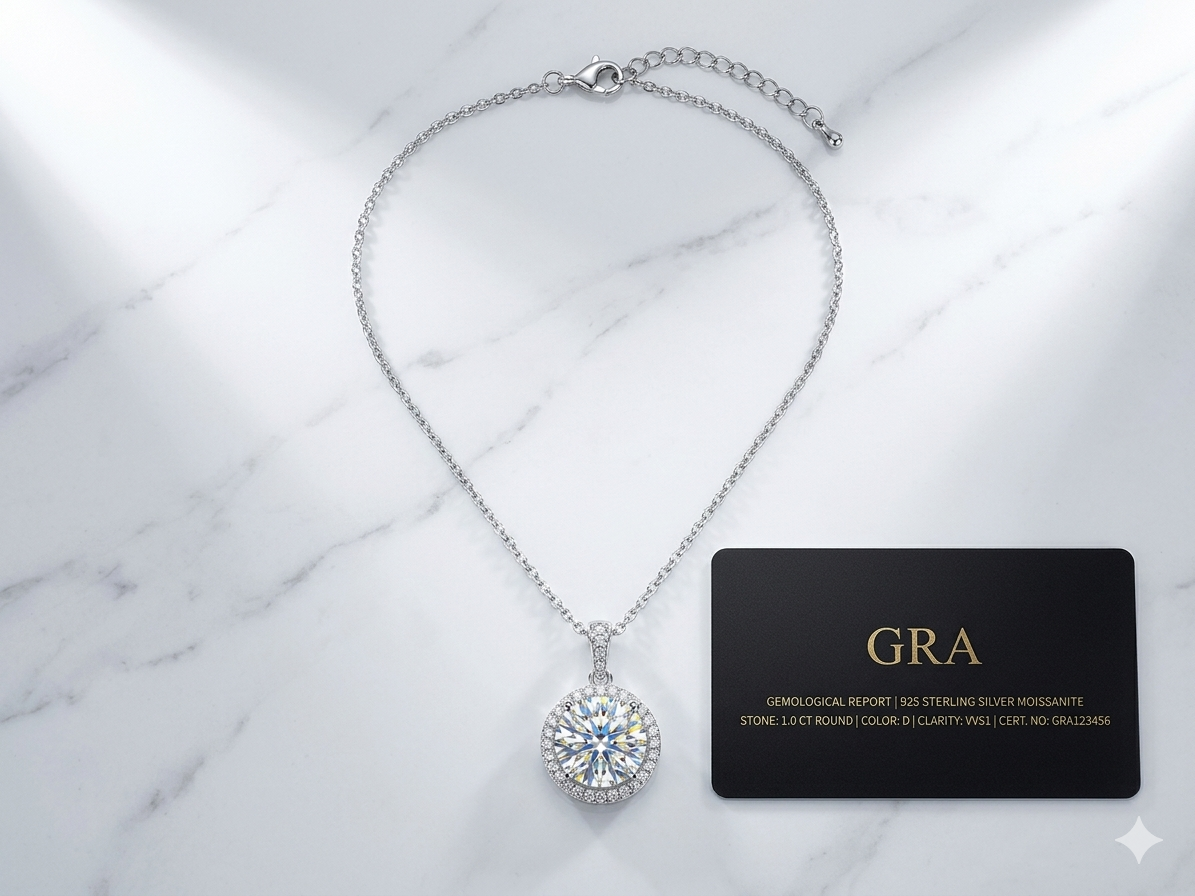 Moissante Diamond Necklace