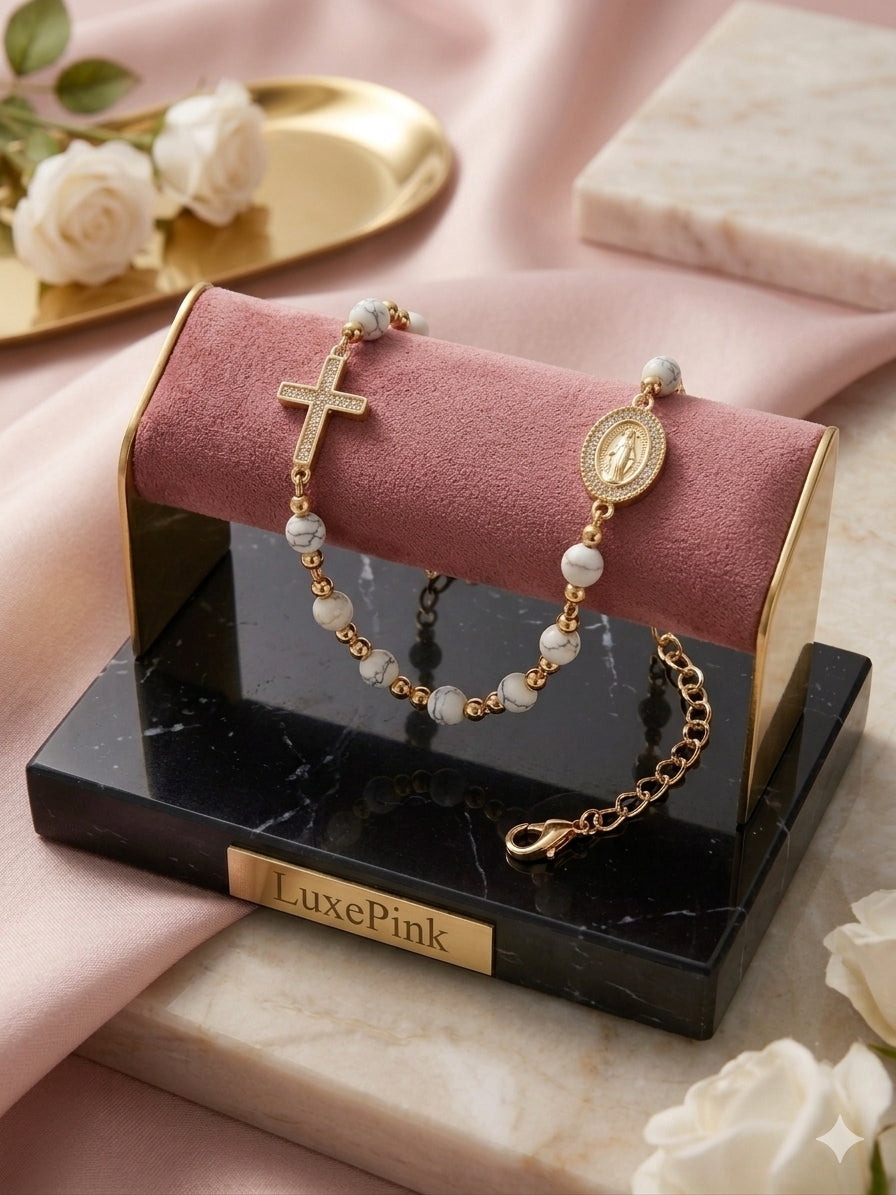 Rosary bracelet