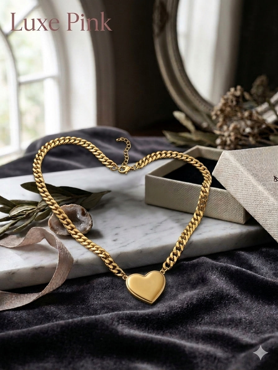 Gold Heart Necklace