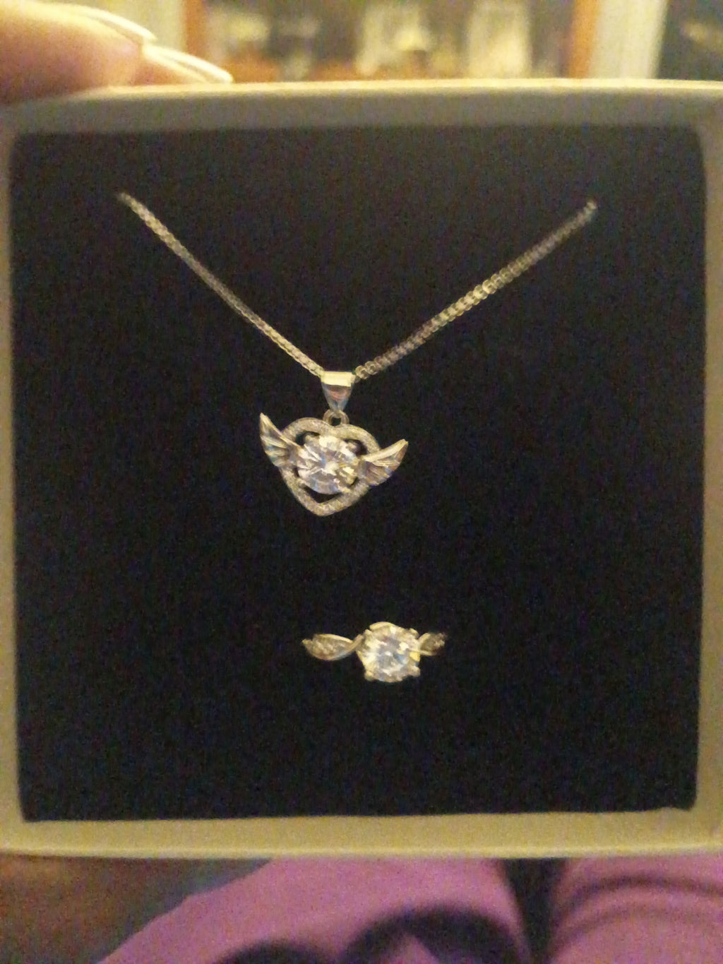 Jewelry Sets - Silver necklace and Ring