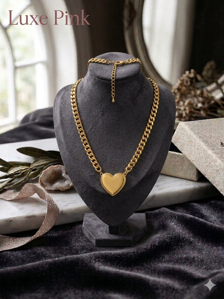 Gold Heart Necklace