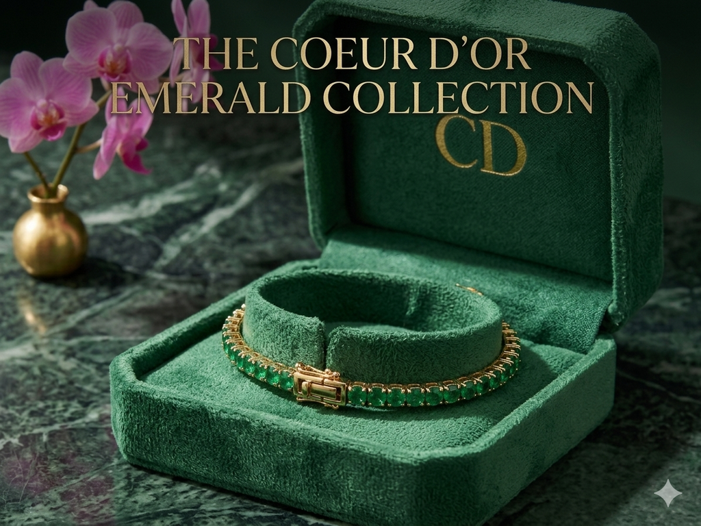 Green Diamond Tennis Bracelet