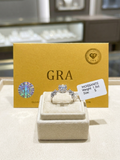 Moissanite Cocktail Ring in Velvet Case